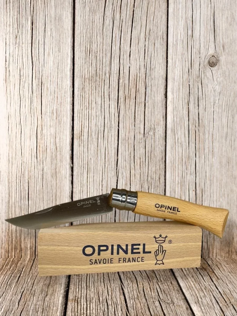 Opinel n°7 lame inox, manche hêtre