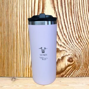 Travel mug isotherme inox - pastel - rose - 470ml
